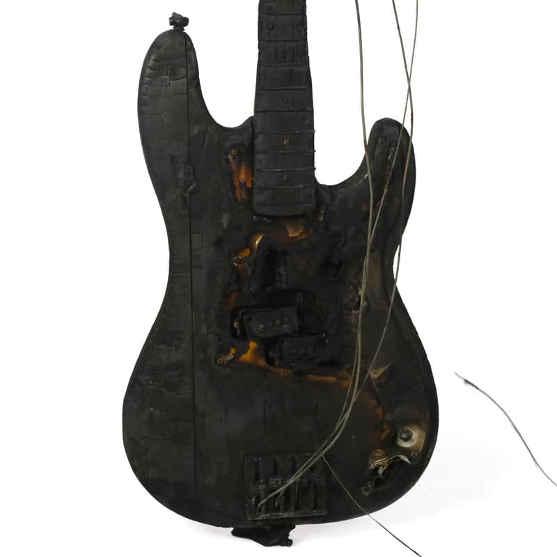 Burnt Fender Precision Bass Owned by Mike Dirnt image 1