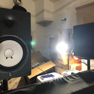 Yamaha HS80m Powered Studio Monitor (Pair) 2015 - Present - Black image 2
