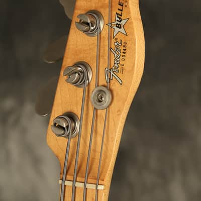 1983 Fender Bullet Bass Deluxe B-34 long scale Red image 8
