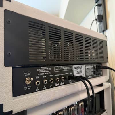 Orange Dual Dark 100 Limited Edition 2-Channel 100-Watt Guitar Amp Head 2024 - White image 5