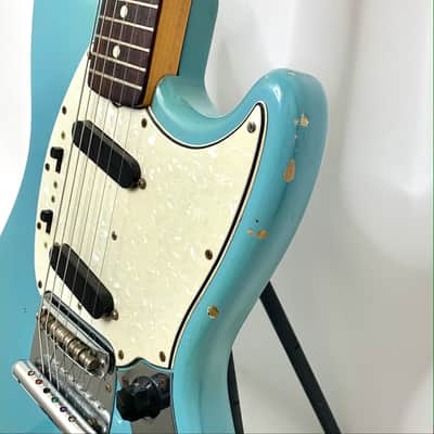 Fender Mustang L Series Pre CBS Kluson Tuners 1965 - Daphne Blue image 5