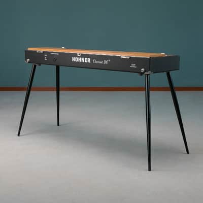 Hohner Clavinet D6 vintage instrument with original legs and transport cover, fresh hammer tip service. image 8