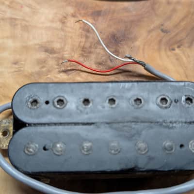 Ibanez Prestige V87 V77 7 String Electric Guitar Pickup Set Black Humbuckers Japan Bridge & Neck RG7421 image 4