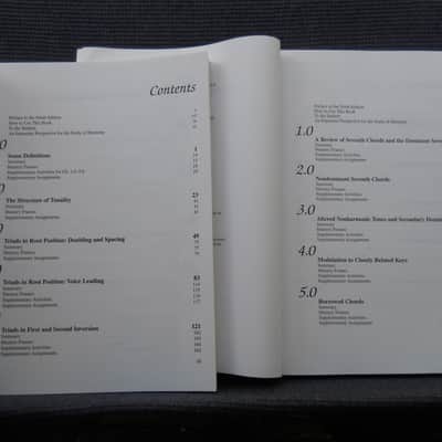 NEW Harmonic Materials in Tonal Music 9th ed Part I & II 2 books image 3