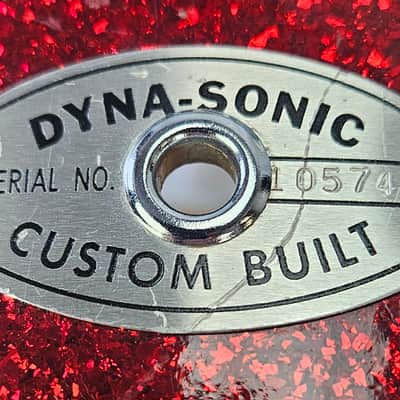 Rogers Dyna-Sonic 15x12 Marching Tenor Drum Late 1960s - Red Sparkle image 7