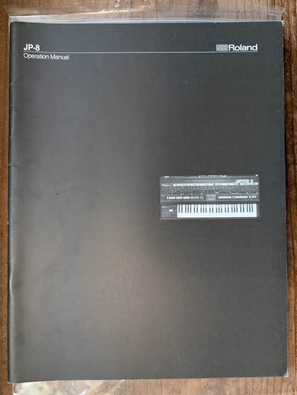 Roland Jupiter 8 Original Operation Manual image 1