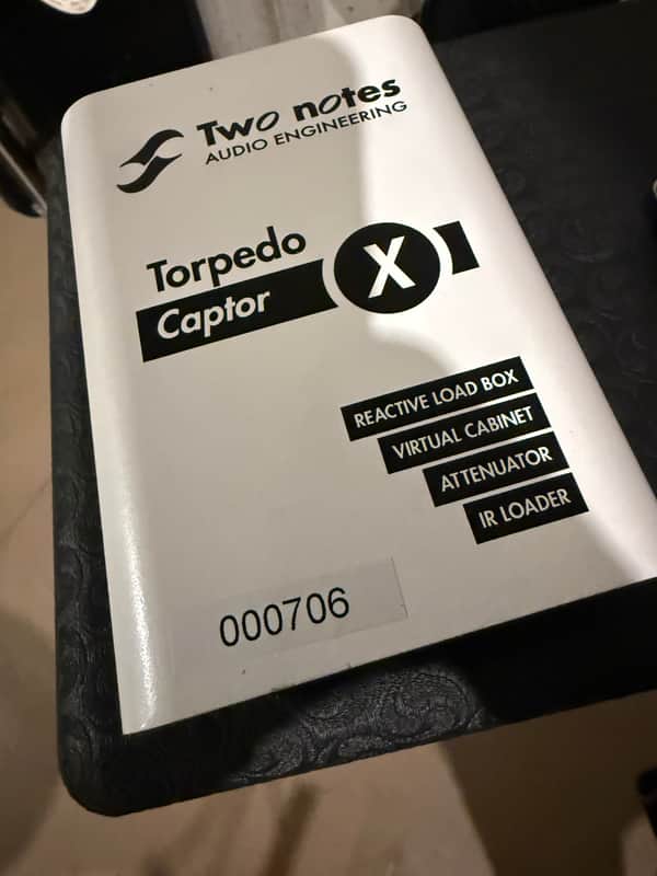Two Notes Torpedo Captor X 16ohm Stereo Reactive Load Box / Attenuator 2020 - White image 1