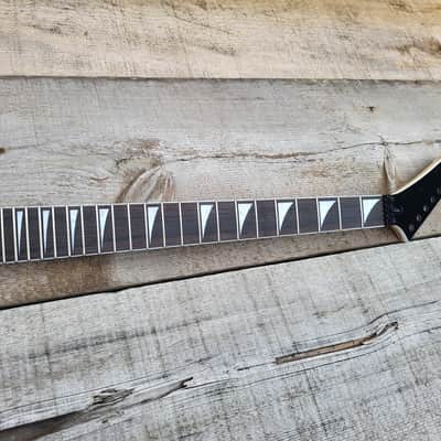 24 fret sharkfin inlays maple floyd rose nut shred guitar Binding Neck replacement DIY Guitar neck. image 12