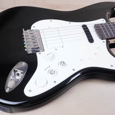 Squier Stratocaster Guitar and Controller for Rock Band 3 2011 Black w/ Bag image 4