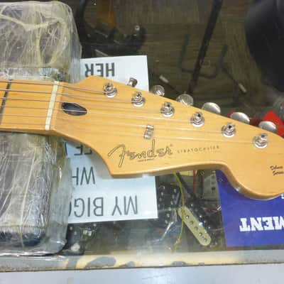 Fender Deluxe Powerhouse Stratocaster SSS w/Piezo Saddles : Crowned & Dressed Frets - Unfinished Roses Over OEM Color image 9