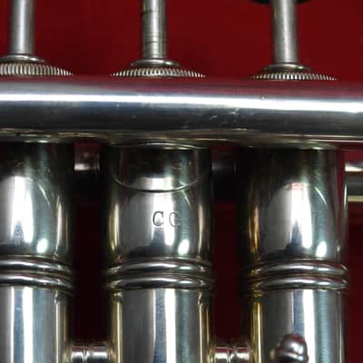 Benge Los Angeles Claude Gordon CG model Bb trumpet 1980 - Silver image 10