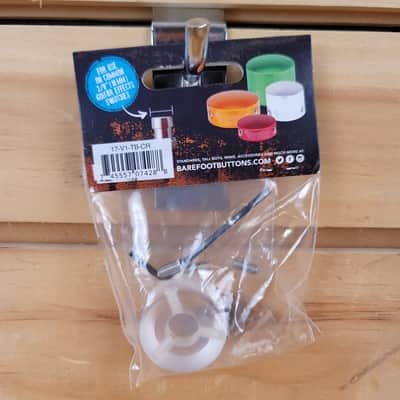 Barefoot Buttons V1 Tallboy Footswitch Cap - Acrylic Clear image 2