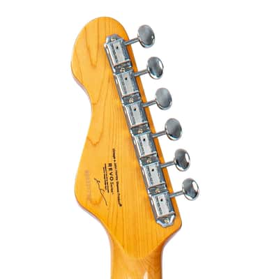 Vintage REVO Series 'Colt' HS Duo Electric Guitar ~ Boulevard Black image 8