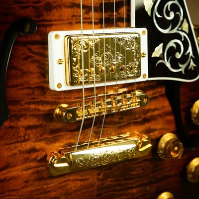 Gibson Les Paul Super Custom Carved Art Piece Electric Guitar image 5