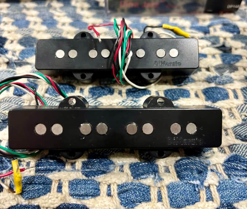 DiMarzio DP149BK Ultra Jazz Pair Set 2010s - Black image 1
