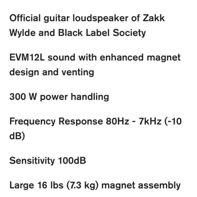 Electro-Voice Black Label Society EVM 12L 2017 Black image 4