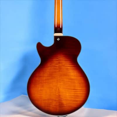 D'Angelico Premier SS Single Cutaway w/ stop-bar tailpiece, Dark Iced Tea Burst w/Gig Bag DAPSSDITBNS image 2