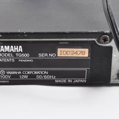 Yamaha TG500 Tone Generator 1U Rack Mount Synthesizer Made In Japan Used From Japan #IO02478 image 4