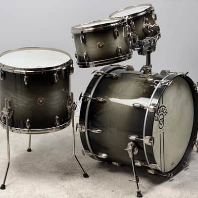 Gretsch 22/10/12/16" 140th Anniversary Drum Set - Ebony Stardust Lacquer image 4