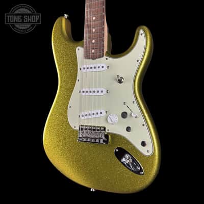 Used 2022 Fender Custom Shop Dick Dale Strat NOS Chartreuse Sparkle w/Case TSU24175 image 2
