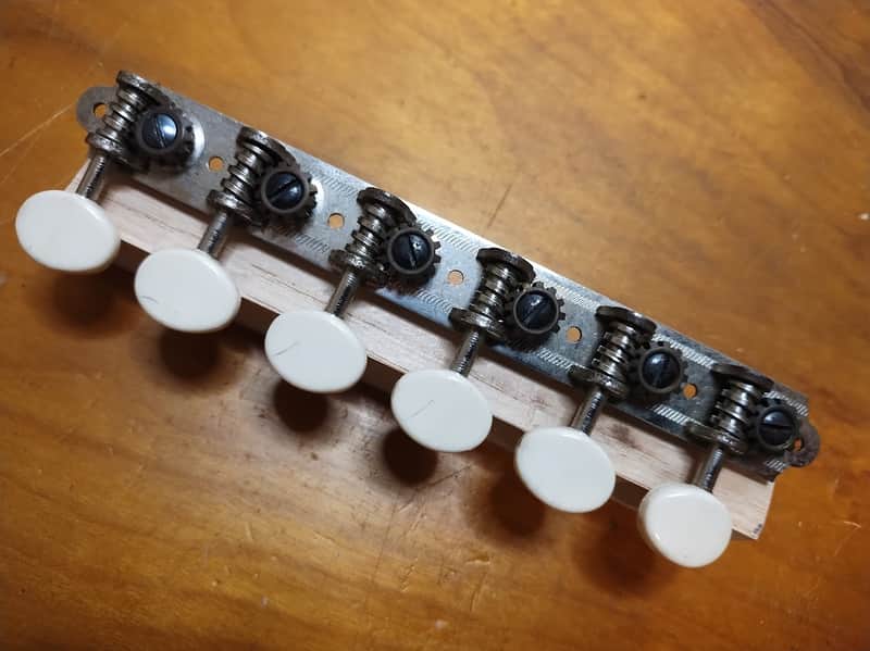 Vintage 1960's-1970's Waverly Strip Tuners - 6/Side - Very Clean image 1