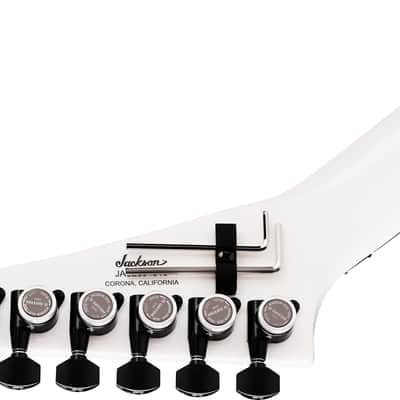 Jackson American Series Rhoads RR24 Ebony FB Snow White with Case image 6