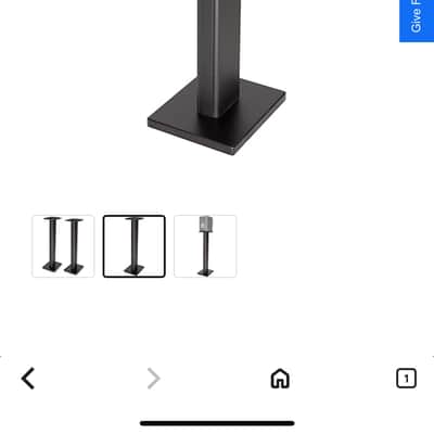 DR Pro SMS36BK Wood Studio Monitor Stand, 36" - Pair Black DR Pro 2015’s - black image 3