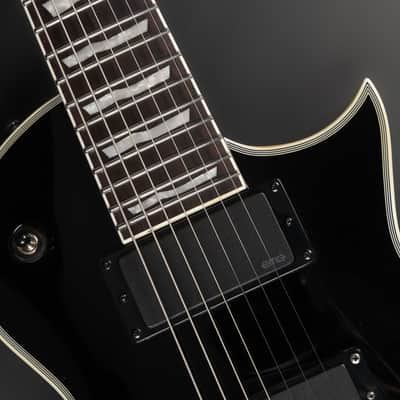 2022 ESP LTD Deluxe EC-1007 ET Evertune - Black | Korea Les Paul Singlecut 7-String Set-Thru EMG 81-7 / 60-7 Humbucker 24 XJ Stainless Steel Frets | Case image 17
