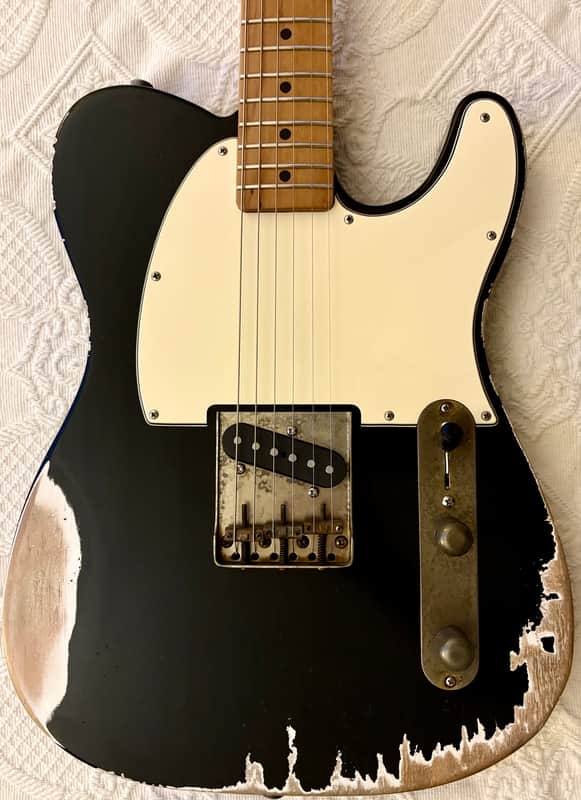 Heavy Relic Aged Black Custom Esquire image 1
