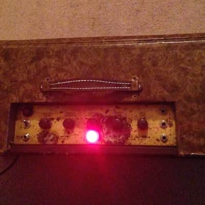 Rare Early DANELECTRO Twin Twelve Super Vibravox Prototype Amp image 4