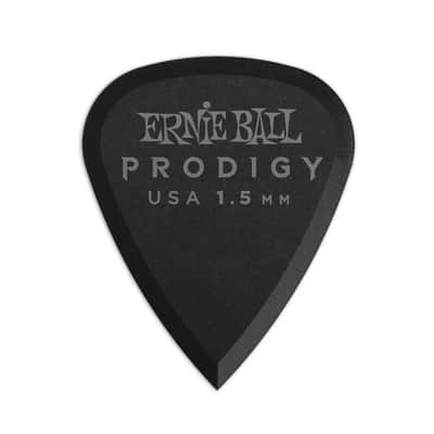 Ernie Ball P09199 Standard Prodigy Picks - 6pk - Black 1.5mm image 1