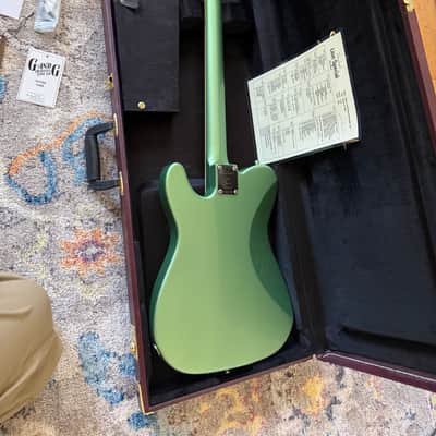 Shabat Lion Special Mahogany 24.75" Scale Humbucker Guitar – Inverness Green image 17