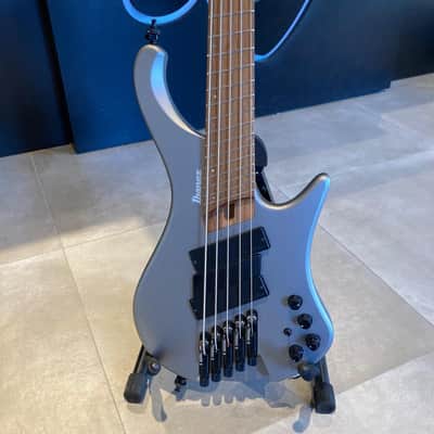 Ibanez EHB1005SMS-MGM Bass Workshop 2021 - Present - Metallic Gray Matte image 5