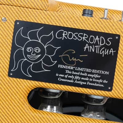 Crossroads Antigua Fender Twin Amp and Blackie Strat image 5