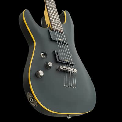 Schecter Demon 6 Aged Black Satin Left Handed image 2