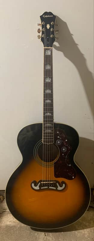 エピフォンej200 Epiphone J-200 EC Studio Acoustic-Electric Guitar | zZounds