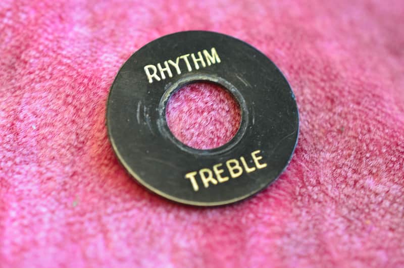 Vintage 1960's Gibson Les Paul Custom Switch Ring Poker Chip - SG Standard Special image 1