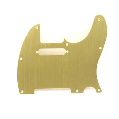 Gold Aluminum Guitar Telecaster Tele Style Pickguard Scratch Plate image 1