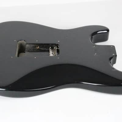 1989 Vintage Squier Fender Stratocaster Factory Black BODY Made in USA Strat 1980s image 15