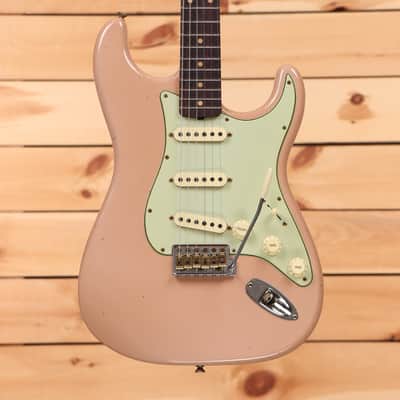 Fender Custom Shop 1959 Stratocaster Journeyman Relic - Dirty Shell Pink - CZ582861 - PLEK'd image 2