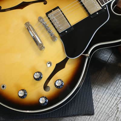 2023 Gibson ES-345 Semi-Hollow Electric Guitar Gloss Sunburst + OHSC image 7