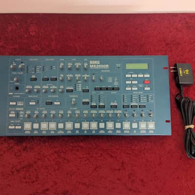 Korg MS2000R 2000s - Blue Rackmount Analog Modeling Synthesizer Synth