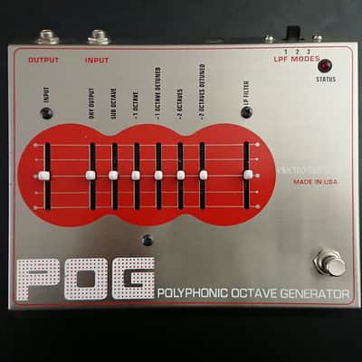 2000s - Boxed with PSU - Electro-Harmonix POG Polyphonic Octave Generator v1 Original 1st First Version 2000s Big Box 2005 - 2009 - Metal image 2