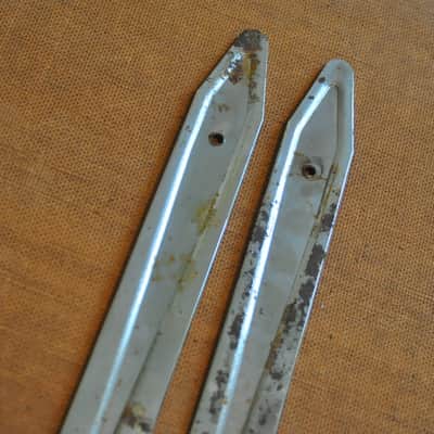 Fender 19" Tilt Back Legs Vintage Original Pat. Pend embossed on legs 1960's image 10