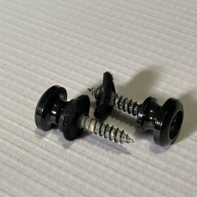 2000's Era Indonesian Ibanez RG & S Series Black Strap Buttons image 3