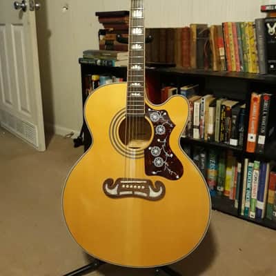 Epiphone EJ-200SCE Natural blonde / 2022 image 1