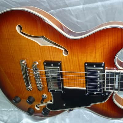 D'Angelico Premier DC Mini 2023 - Iced Tea Burst image 7