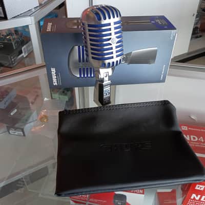 Shure Super 55 Deluxe Supercardioid Dynamic Microphone - Chrome image 3
