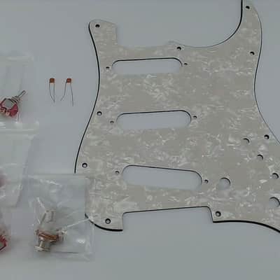 Strat Pickguard with mini toggle kit image 1