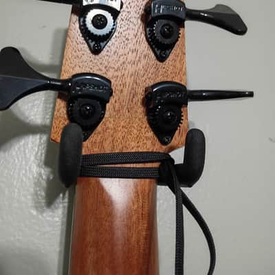 Kala UBASS-EBY-FL U-Bass Striped Ebony Fretless Ukulele Bass 2010s - Natural image 4